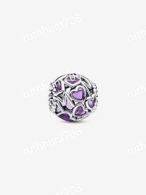 Pandora Openwork Hearts Mom Charm|Pendant